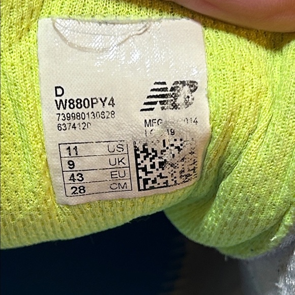 New Balance Women's Vibrant Pink and Yellow Athletic Shoes - Picture 7 of 8